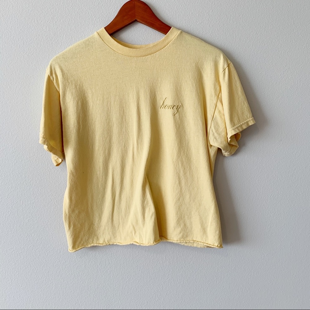 J Galt HONEY crop top